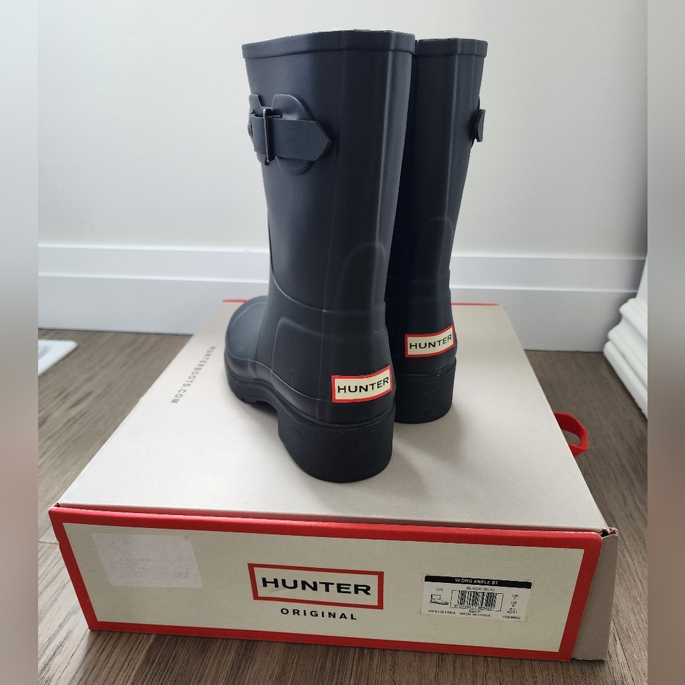 Hunter Original Black Rain Boots